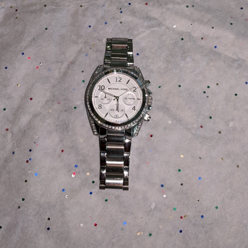 Michael Kors women's Ritz  Silver Stainless-steel